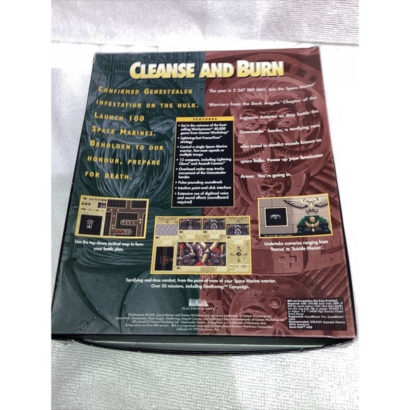 Space Hulk (1993, PC) Big Box 3.5" Floppys Complete USED 4 Disk Game - Picture 11 of 16